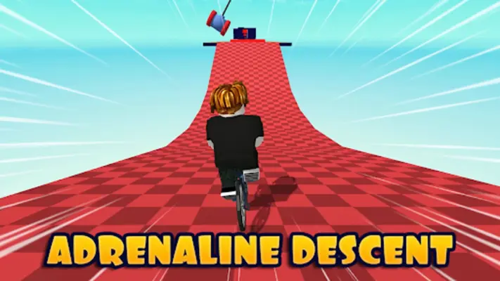 Obby bike Parkour Adventure android App screenshot 1