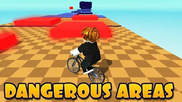 Obby bike Parkour Adventure android App screenshot 2