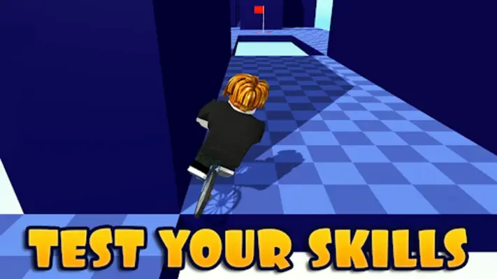 Obby bike Parkour Adventure android App screenshot 3